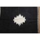 Vintage Turkish Hand-Knotted Wool Cotton Brown Kilim Area Rug 137x190