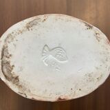 Brutalist vase signed 90