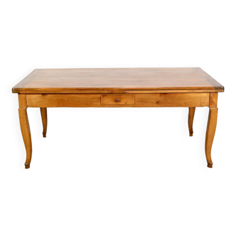 Regional Cherry Wood Table, Louis XV style – Mid-19th century