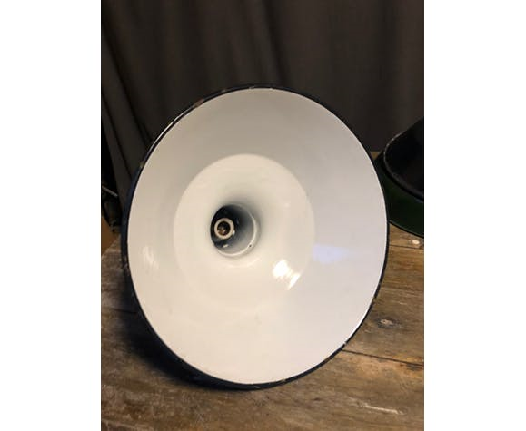 Blue workshop hanging lamp