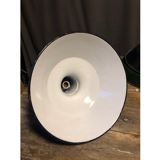 Blue workshop hanging lamp