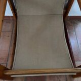 Fauteuil en Pin dans le goût d'Afra et Tobia Scarpa, 1970s