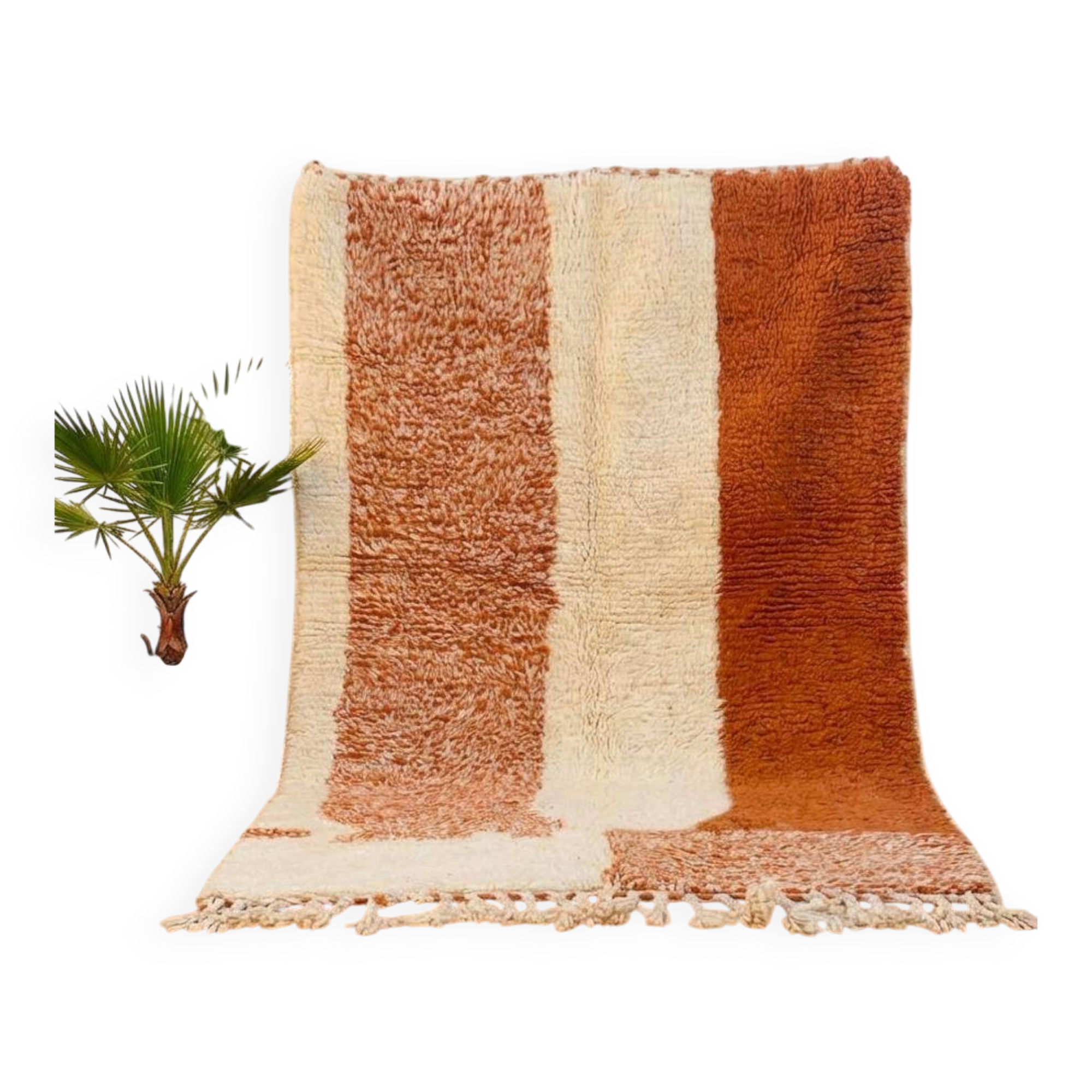 Traditional handmade carpet 250cm x 150cm Moroccan