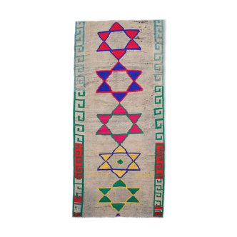 Star pattern vintage herki rug 201x91cm