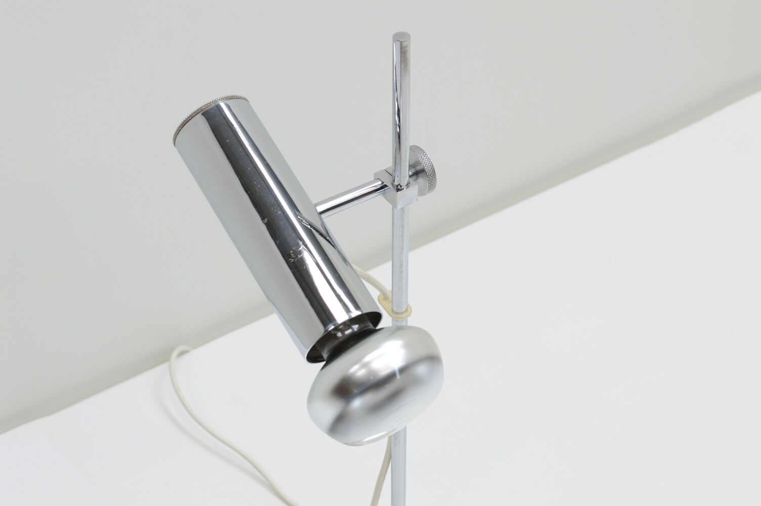 Chrome spot desk lamp, Europe 1970s.