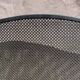 Fireplace screen in metal with cast iron fleur-de-lis.
