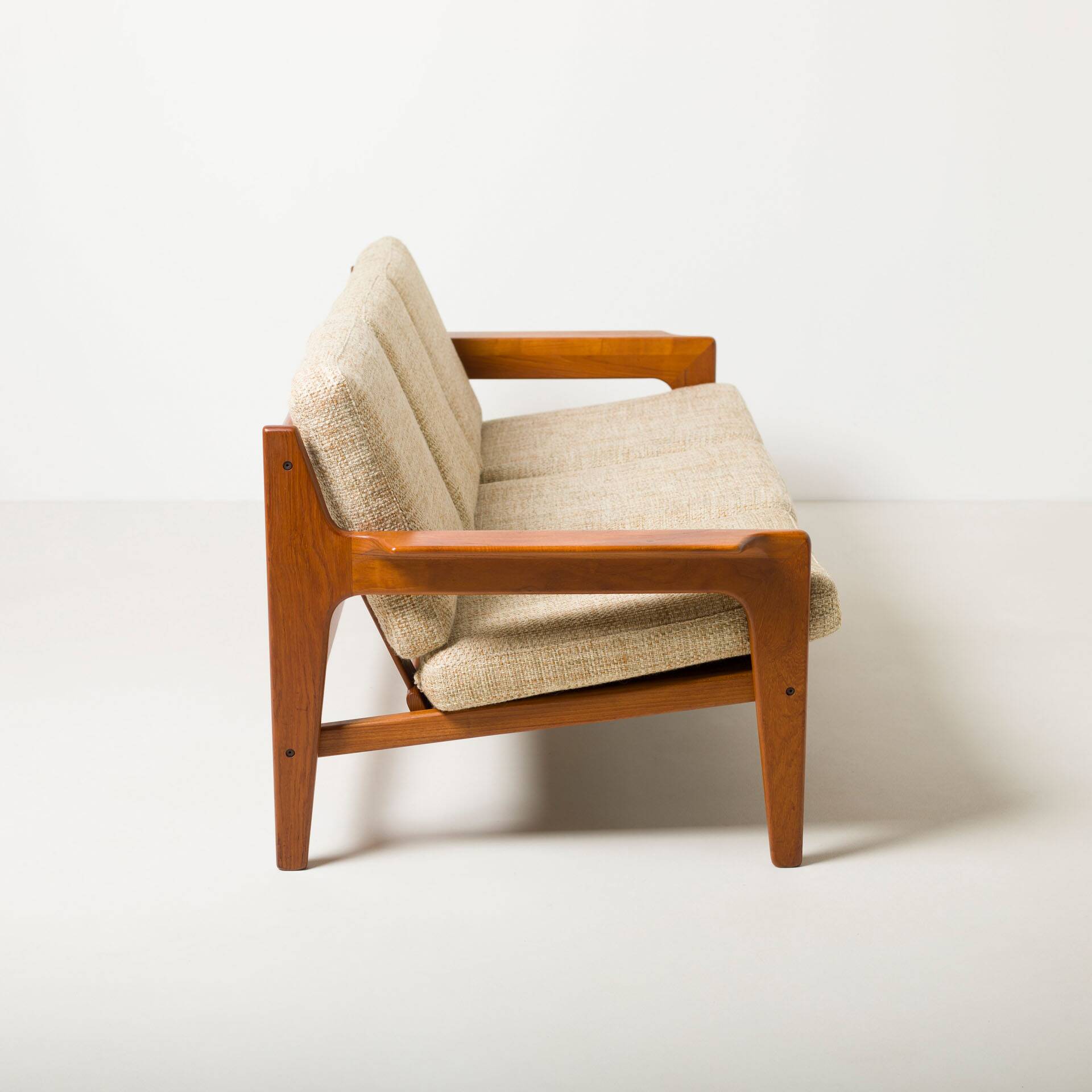 3 seater Mid-century Modern Teak sofa by Arne Wahl Iversen for Komfort