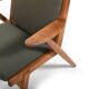 Rare fauteuil Arne Wahl Iversen, modèle 14