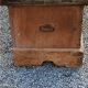 Alsatian polychrome wedding chest eighteenth -nineteenth century