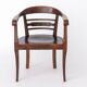 Vintage 1930s Wooden Armchair | Solid Beech | German Art Deco Chair