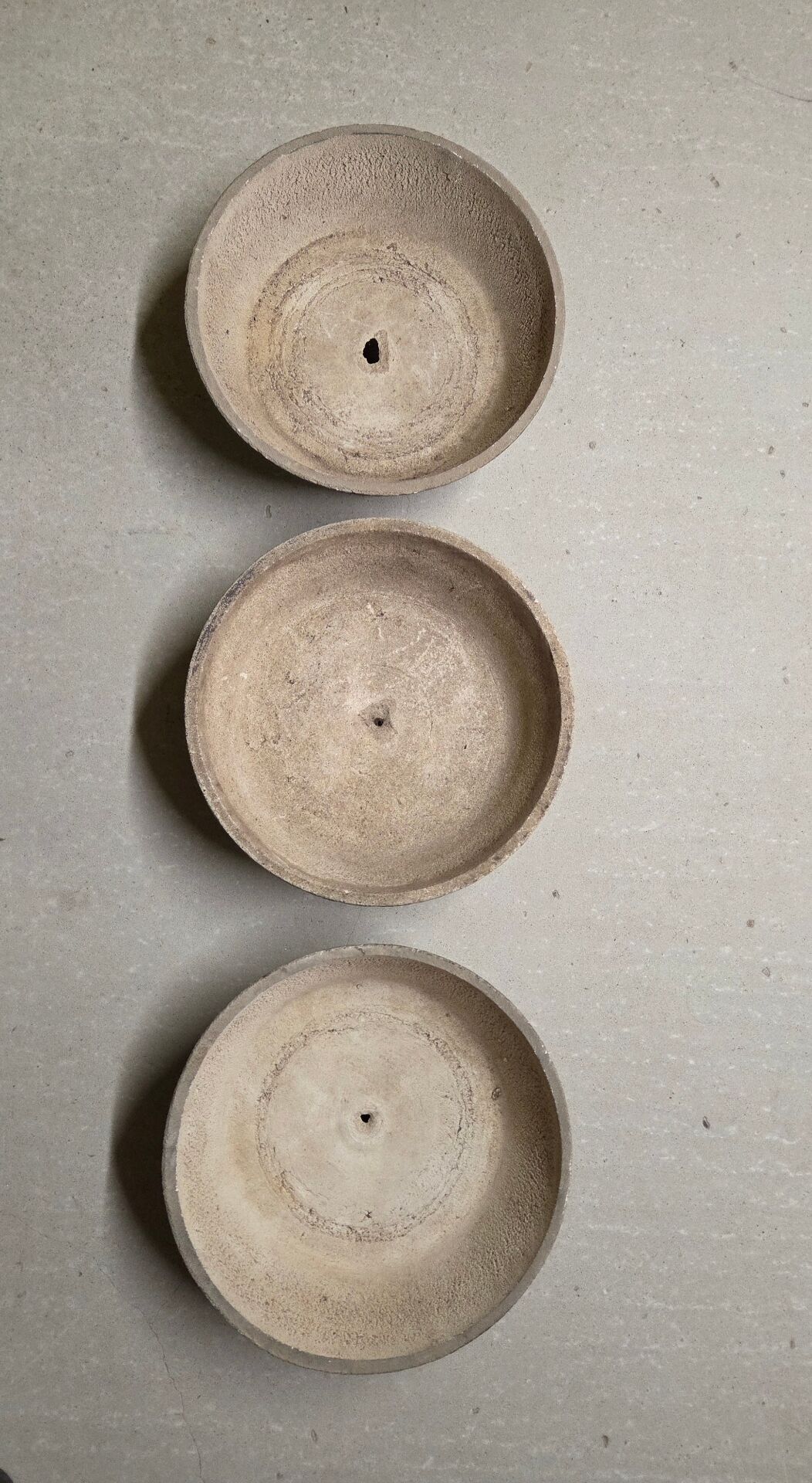 Mid-century textured concrete planter – Switzerland, 1960