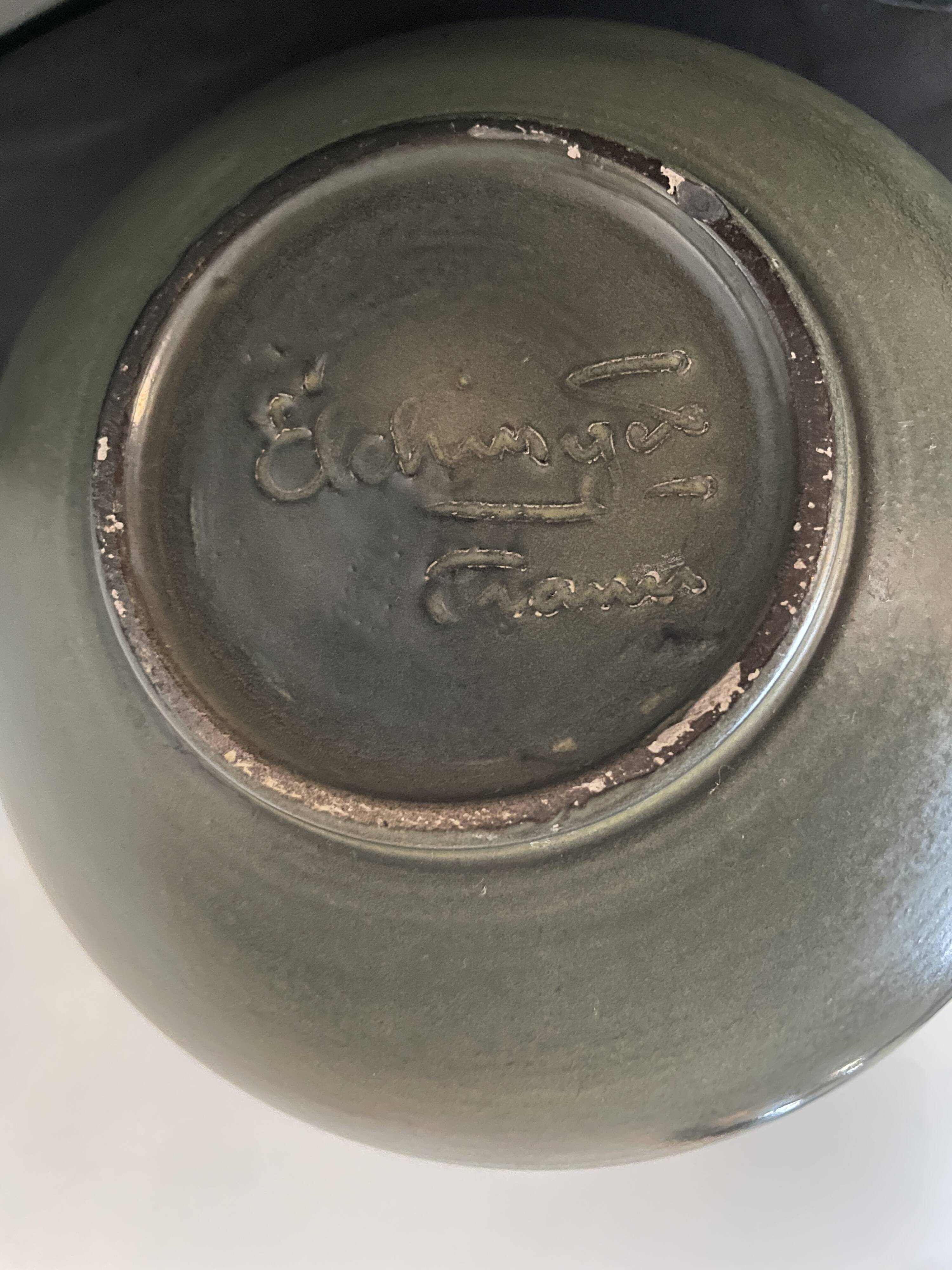 Large Fernand Elchinger vase 48.5 cm