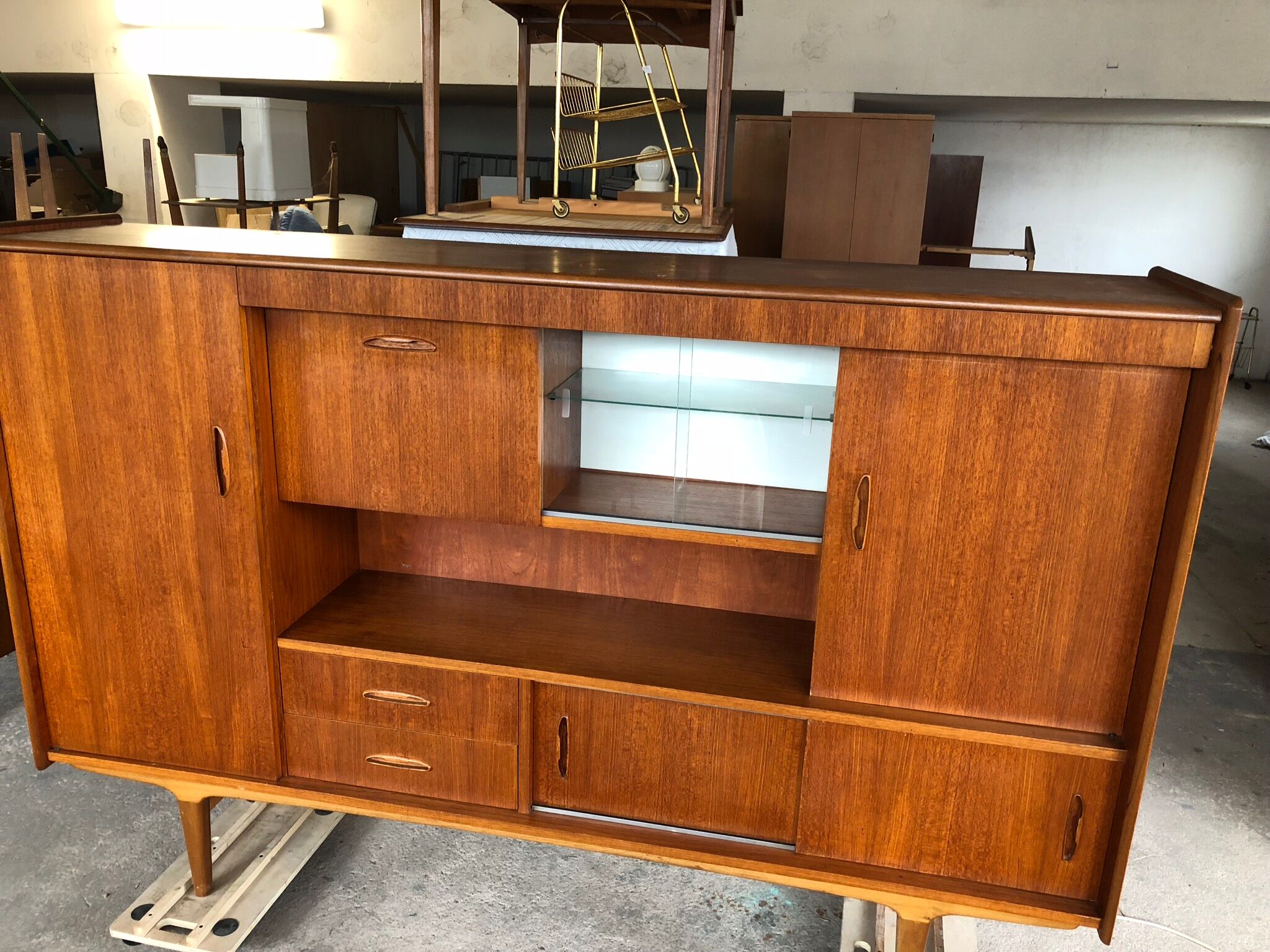 Buffet en teck scandinave