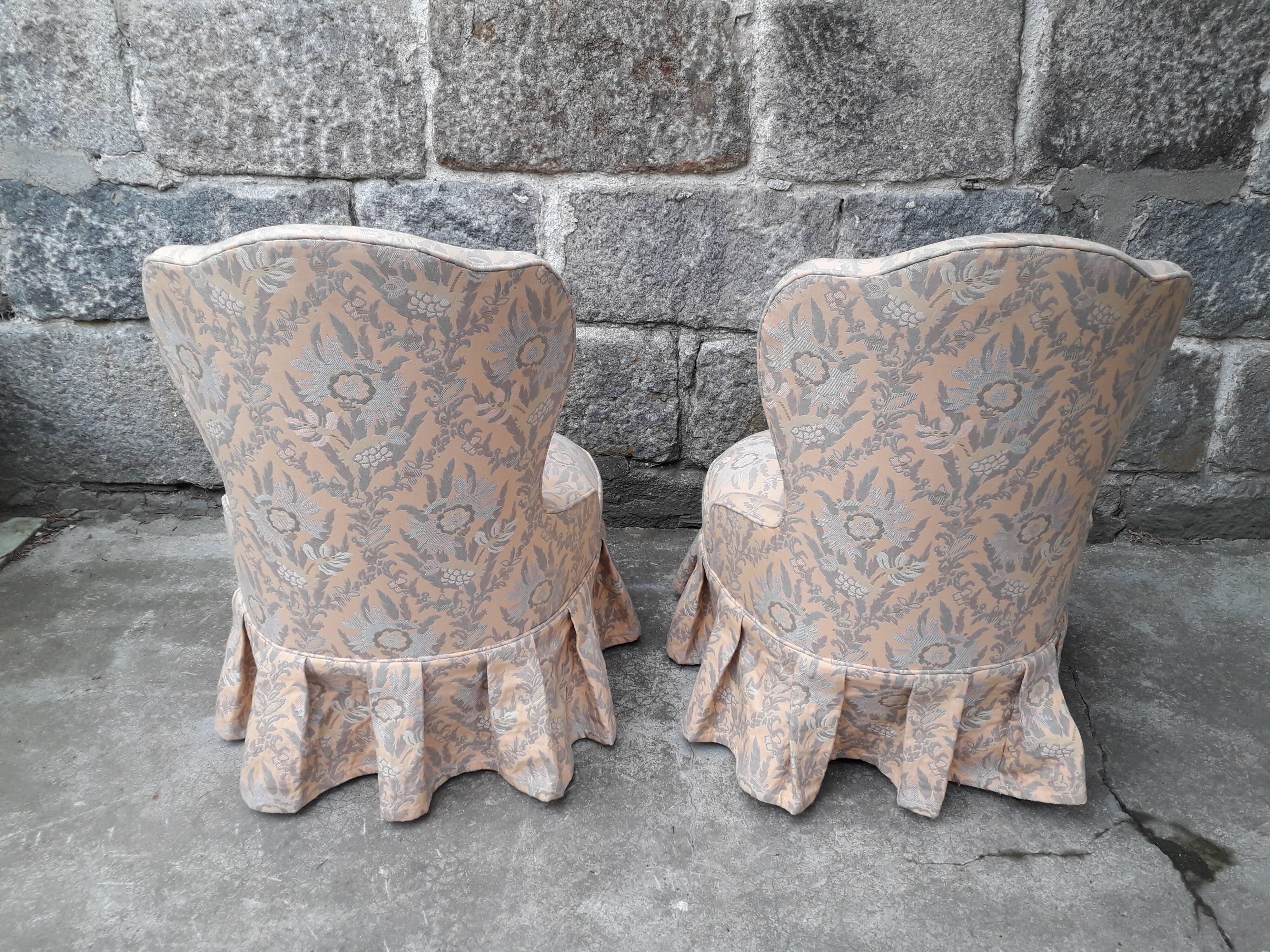 Pair of toad chairs