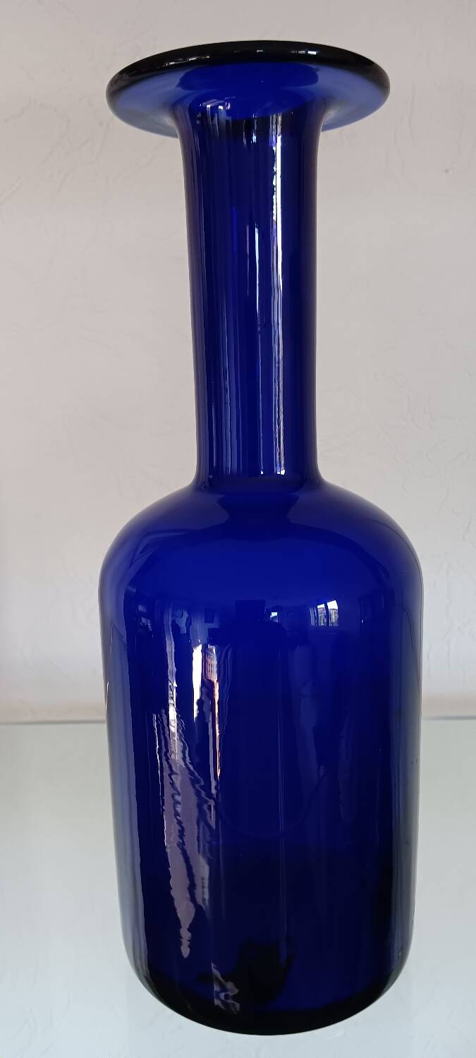 GUL vase by Otto Brauer for Holmegaard - Denmark