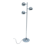 Chrome floor lamp 3 globes