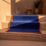 Traditional Berber rug in natural wool 3x2 m