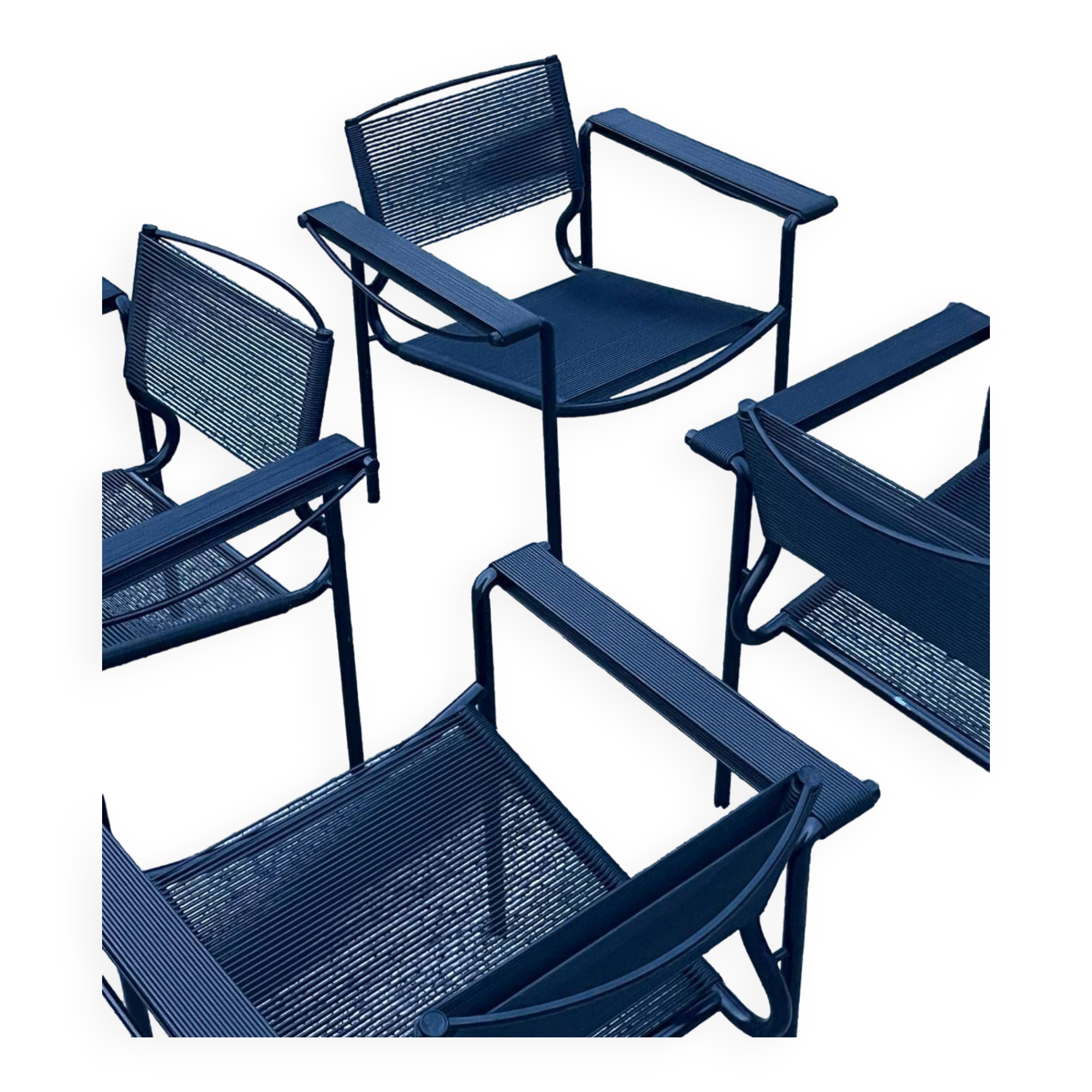 Spaghetti armchairs Giandomenico Belotti