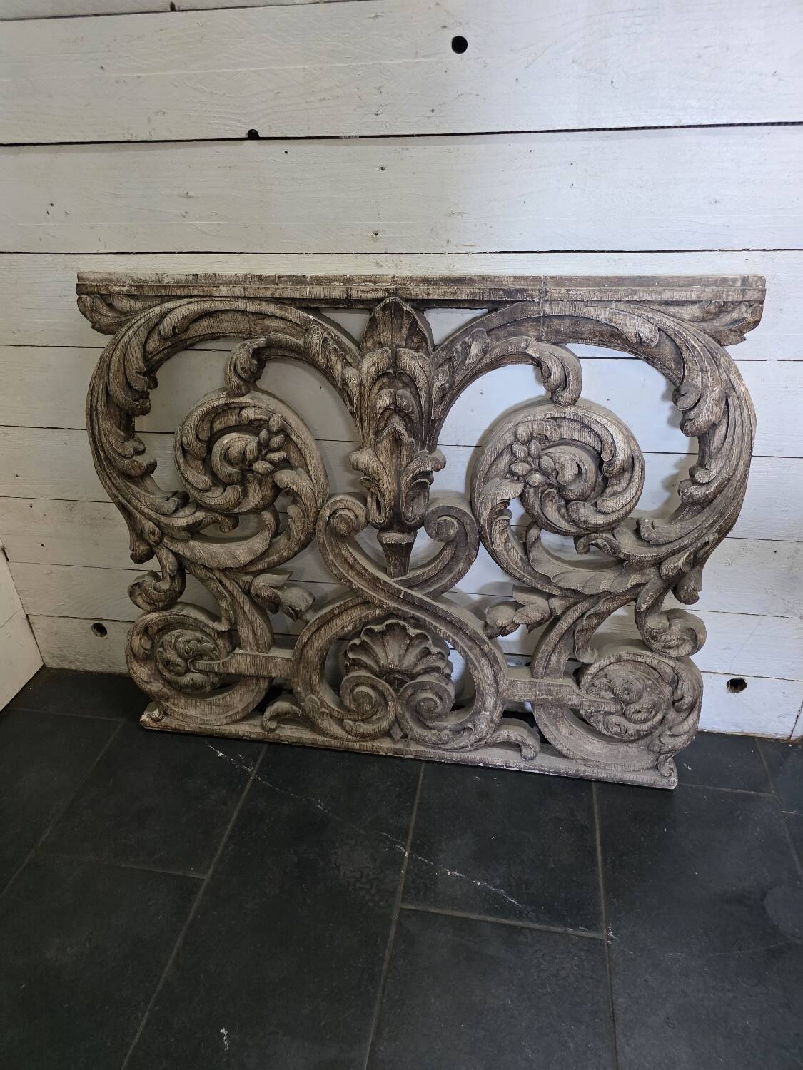 Decorative Cement Panel with Wood Look - Ornamental Style