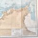 Ancient map Brittany St Malo Dinard and its surroundings 105 x 75cm