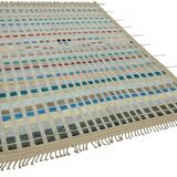 Handwoven Turkish Rustic 211 cm x 305 cm Multicolor Wool Carpet