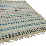 Handwoven Turkish Rustic 211 cm x 305 cm Multicolor Wool Carpet