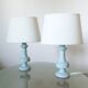 Paire de Lampes en Albâtre