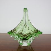 Mid-century glass bowl designed by josef hospodka, 1960's
