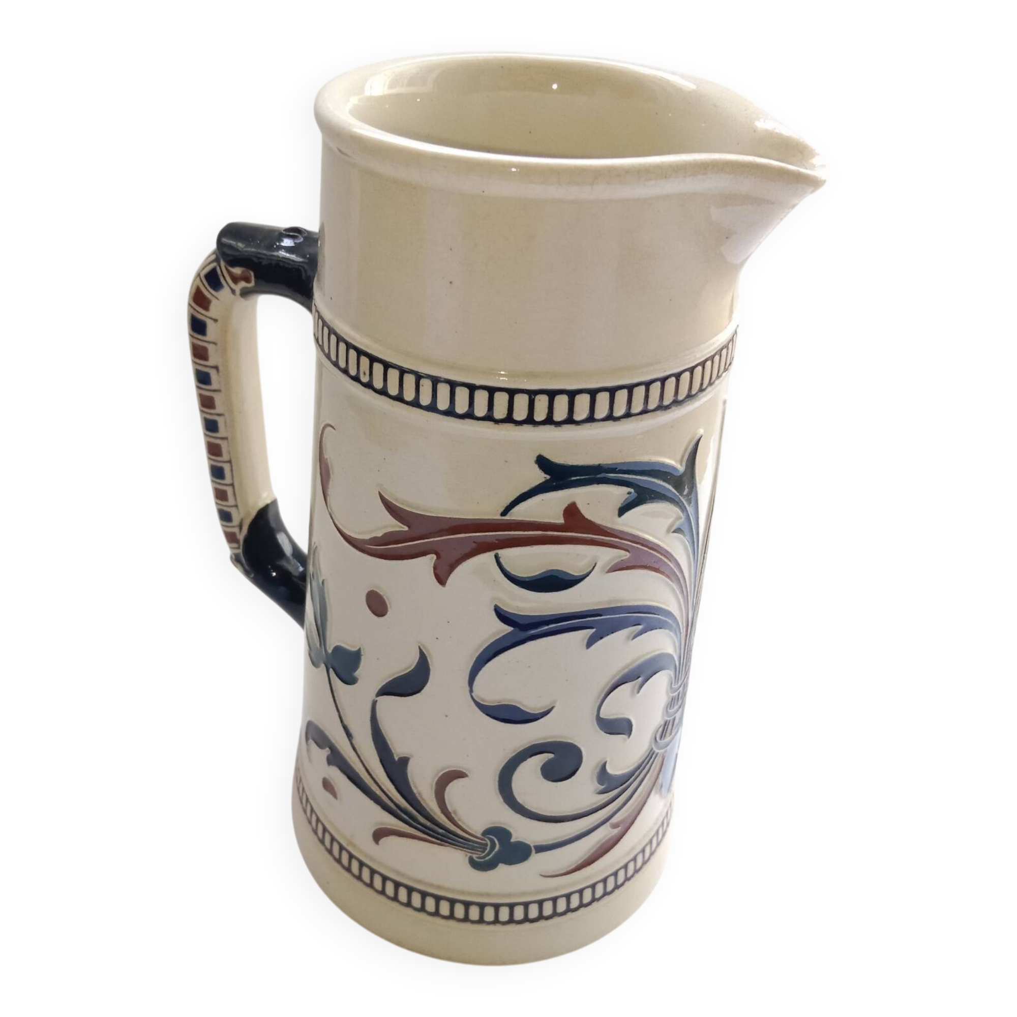 Westerwald Pitcher German Stoneware Vase Jug 23 cm