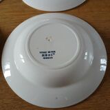 6 Terre de fer HB & Cie deep plates