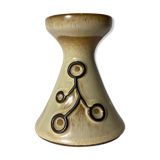 Vintage 'frank keramik denmark' candlestick holder