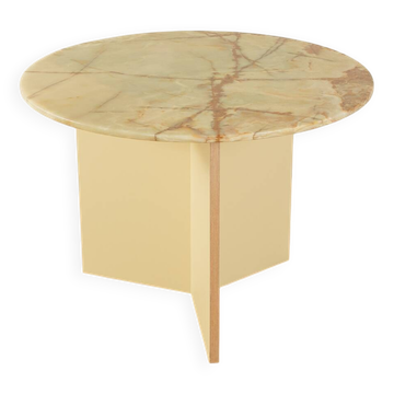 Table à manger en onyx