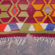 Old Oriental carpet kilim Anatolia 300 x 155 cm