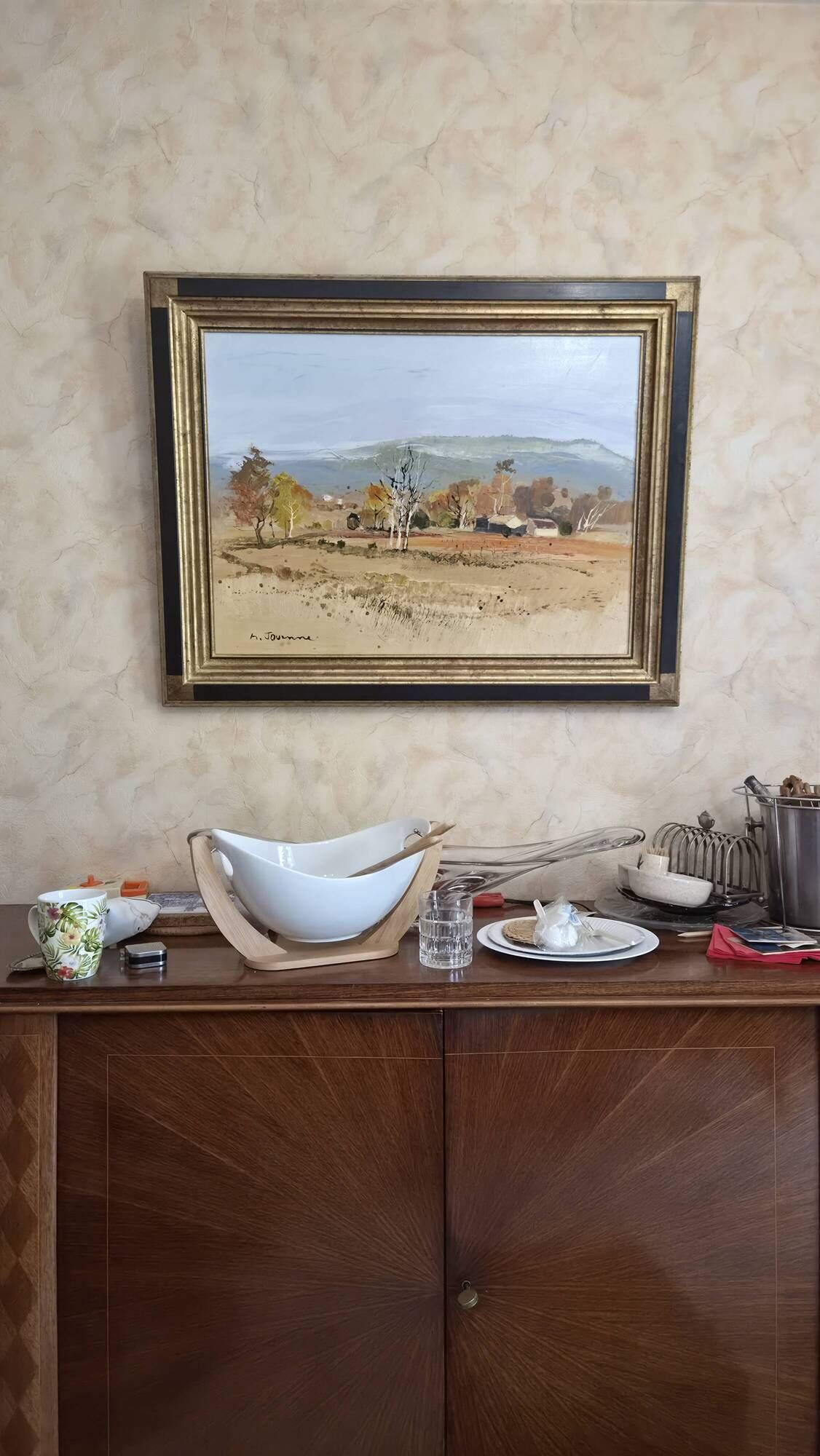 Table m. jouenne - "the white trees"