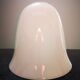 Abat jour grand abat jour tulipe cône opaline blanche vintage lampe mazda 1960 tbe