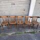 (Lot) 5 Anciennes Chaises Bistrot