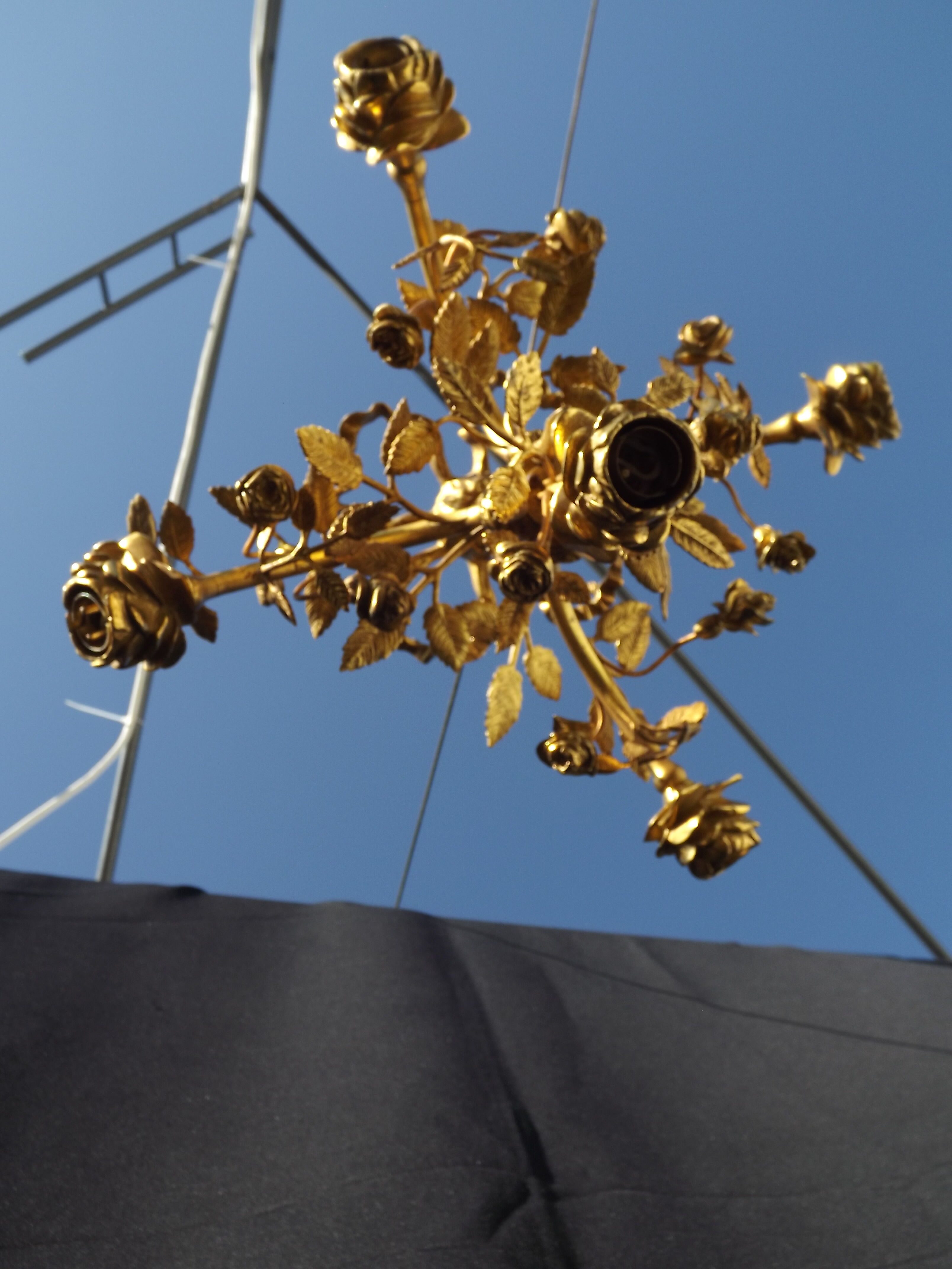 Bronze chandelier L XVI