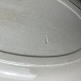Art Deco, a dish and two Salins earthenware dishes circa 1940