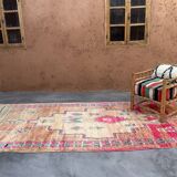 Colorful Boujad Moroccan rug - 369 x 176 cm