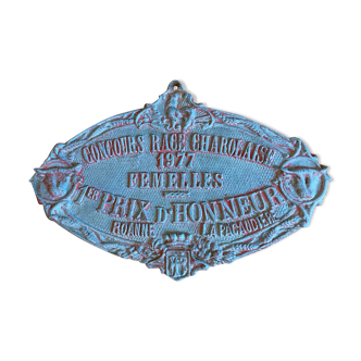 Charolais competition plate