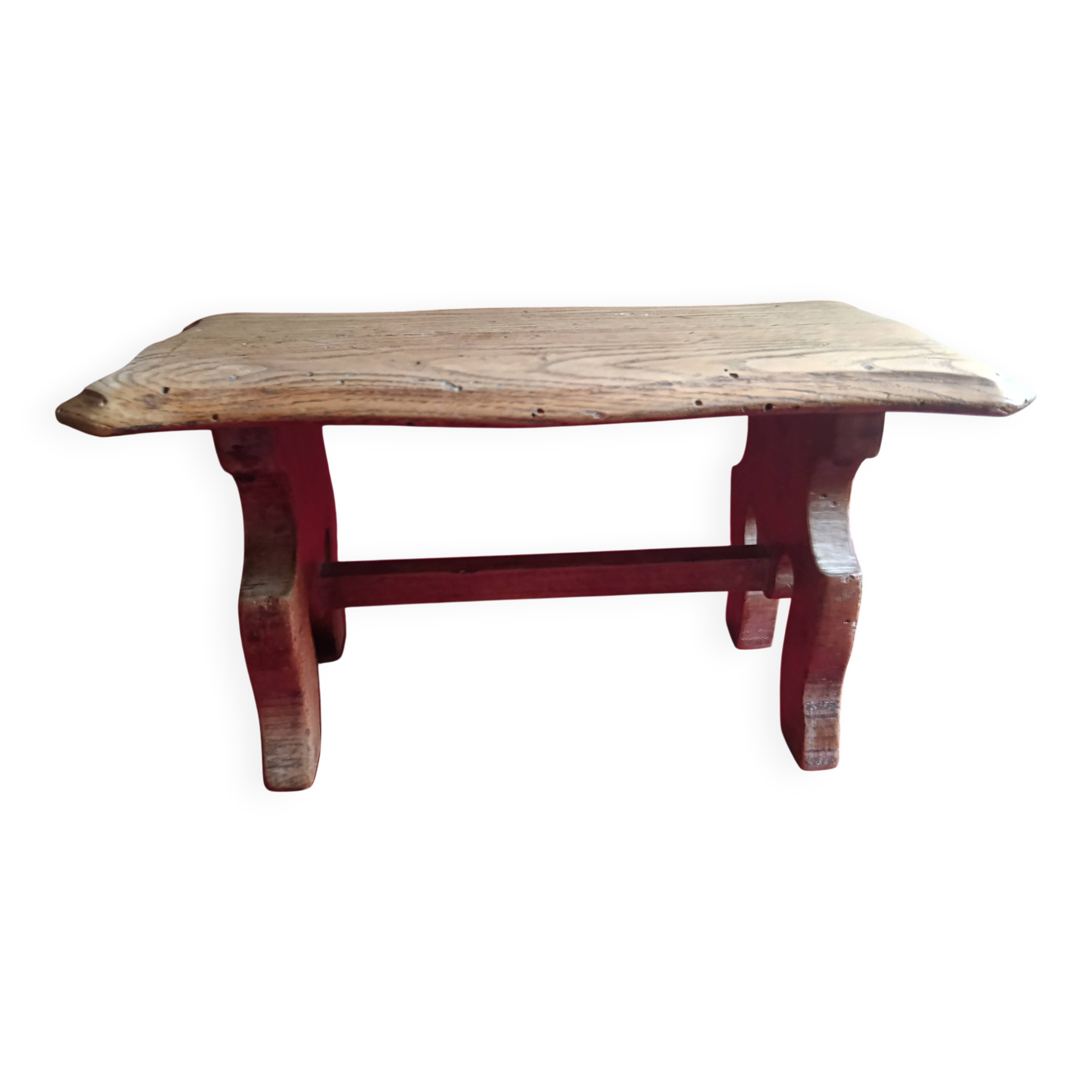 Small bench / footrest in oak
