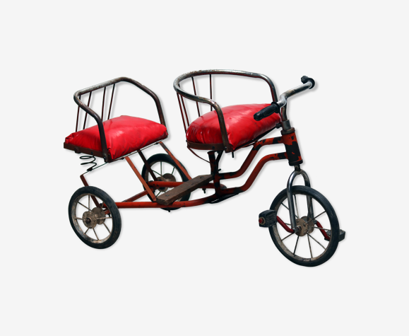 Tricycle rouge indien | Selency