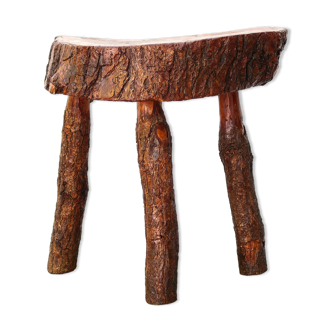 Wooden tripod stool, 50s