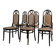 Dining set with 6 vintage chairs from the 1950s, Sautto & Liberale.