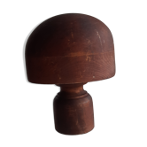 Old wooden hat shape with removable foot-Early 20th