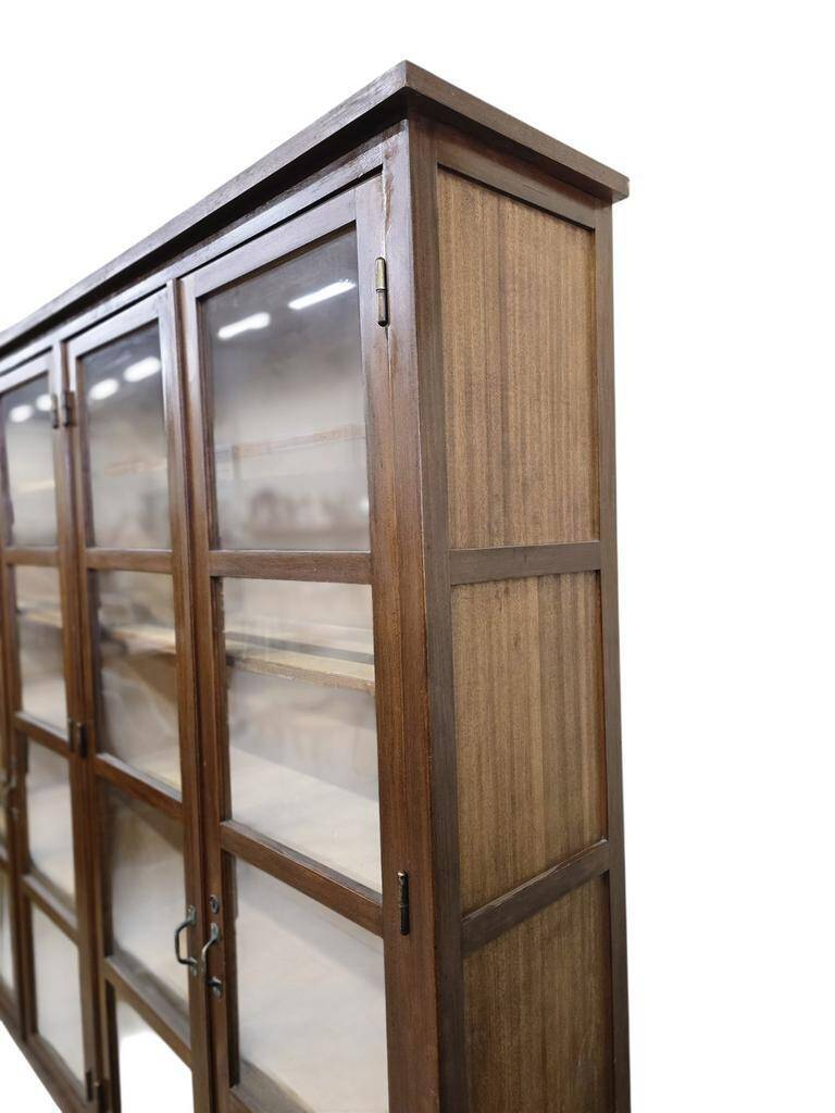 XL vintage display cabinet / laboratory cupboard / bookshelf