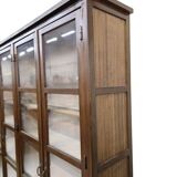 XL vintage display cabinet / laboratory cupboard / bookshelf
