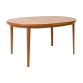 Table à manger ronde extensible des années 1960