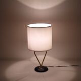 Lampe vintage de Arlus en fonte et laiton