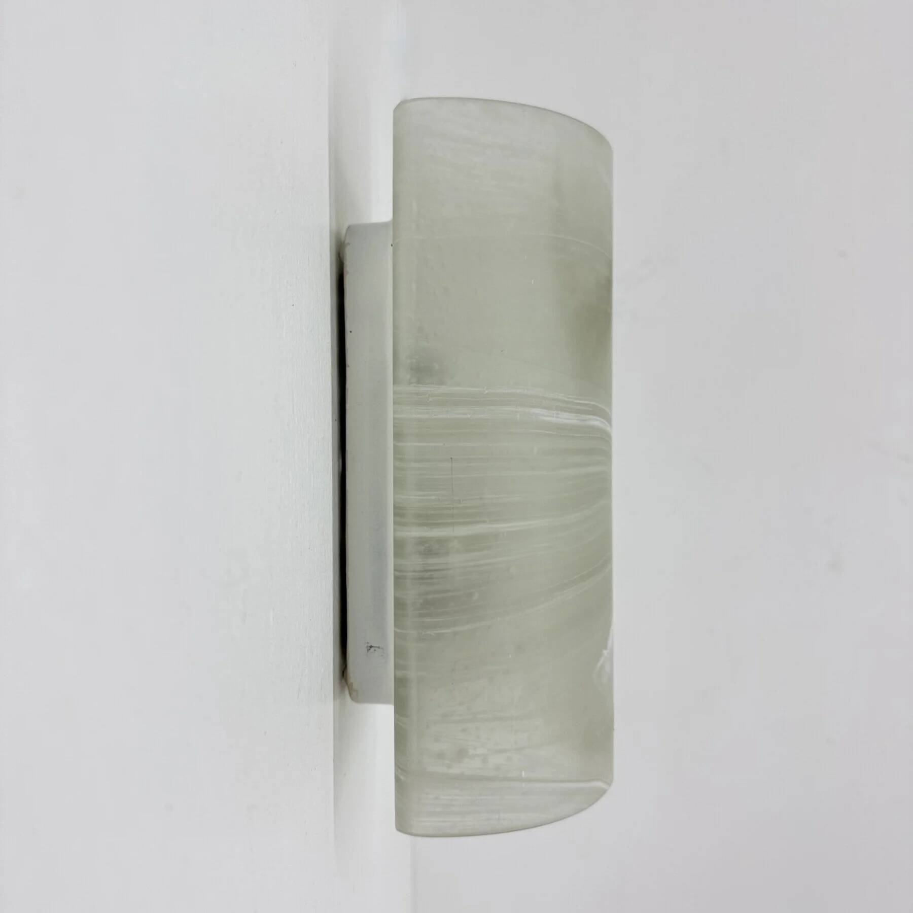 Peil & Putzer glass wall lamp sconce, 1970s